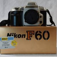 Fotocamera analogica Nikon F60. Come Nuova!