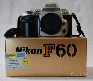 Fotocamera analogica Nikon F60. Come Nuova!