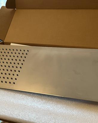 Soffione doccia rettangolare a muro 200x487mm