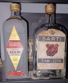 COPPIA GIN ANNI 50/60 SARTI DRY - GILBEY'S CINZANO