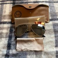 Ray-Ban Aviator argento lenti a specchio