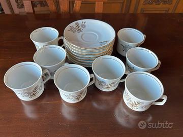 Tazze e piattini da cappuccino, Lavorazione a mano