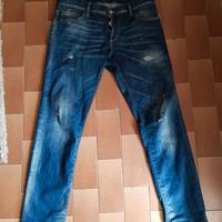 Dsquared 2 jeans uomo, tg. 48 blu