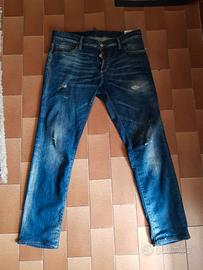 Dsquared 2 jeans uomo, tg. 48 blu