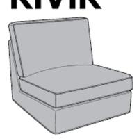 Ikea poltrona Kivik Nera