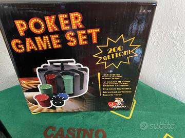 Set poker MODIANO 200 fiches nuovo