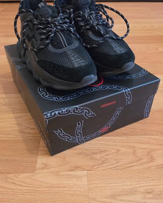 Versace Chain Reaction Triple Black n°42- LIKE NEW