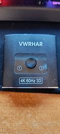 Switch HDMI 4K@60Hz HDR Sdoppiatore HDMI