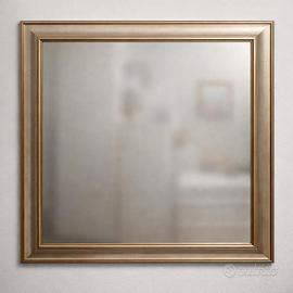 Grande specchio quadrato vintage 93×93 cm