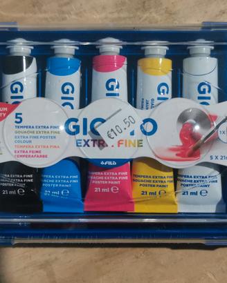 Colori tempera GIOTTO nuovi