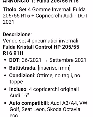 gomme audi