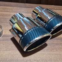 coppia terminali marmitta inox 100x80 