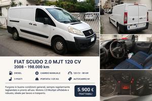 Fiat Scudo 2.0 Multijet 120 CV – 3 posti – Autocar