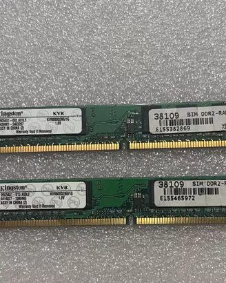 2Gb Memoria RAM DDR2 Kingston KVR800D2N6/1G