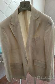 Giacca Uomo bianco panna Elegante