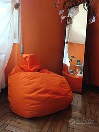 Pouf Poltrona Sacco Grande Sfoderabile + ricarica
