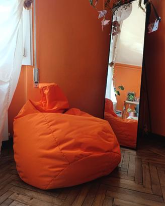 Pouf Poltrona Sacco Grande Sfoderabile + ricarica
