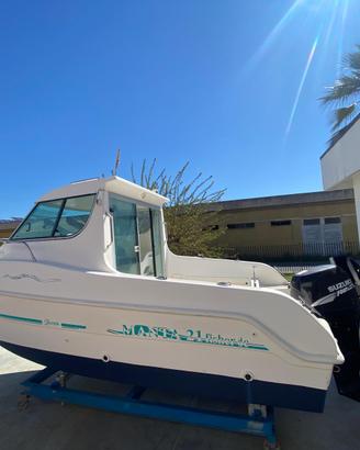 SAVER MANTA 21 CABIN FISHER+SUZUKI DF 115