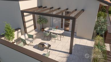 Nuovo 3 camere con ampio terrazzo abitabile
