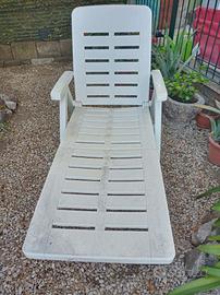 sedia poltrona sdraio da giardino 