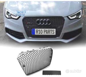 GRIGLIA PER AUDI A5 12-16 LOOK RS5 NERO CROMATO