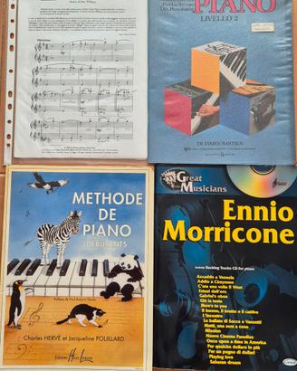 libri per pianoforte 