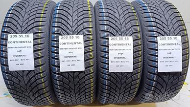 4 GOMME 205 55 16 CONTINENTAL INV RIF4091
