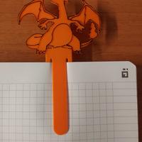 Segnalibro Charizard 3D – Bi-colore in PLA