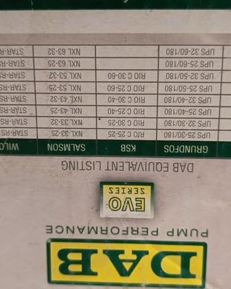 pompa per impianto riscaldamento 