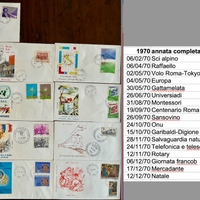 buste fdc 1970 annata completa