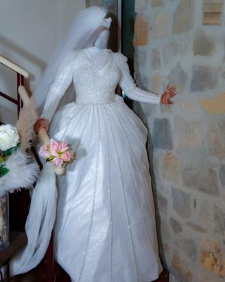 🎀👑 Abito da Sposa Principesco – Trasformabile 👑🎀