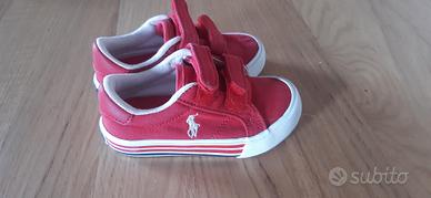 Scarpe rosse bimbo 23