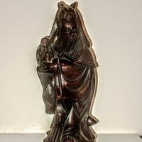 Statua Giapponese legno H cm 26