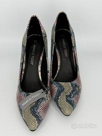 Scarpe pitonate donna