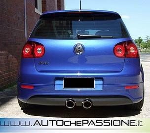 Sottoparaurti VW Golf 5 R32 05>08 scarico centrale