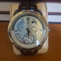 Swatch cronografo al quarzo cinturino in pelle