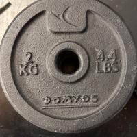 Pesi in ghisa e gommati diametro foro 28/30