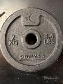 Pesi in ghisa e gommati diametro foro 28/30