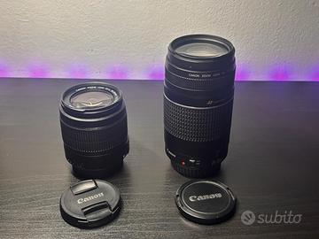 Canon EF 75-300mm USM & Canon EF 18-55