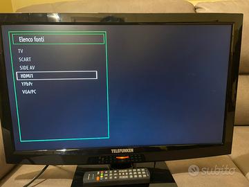 Tv monitor Telefunken TE24916B19F led slim