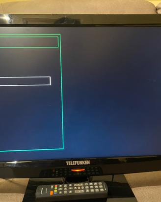 Tv monitor Telefunken 24” TE24916B19F led slim