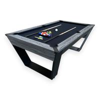 Tavolo da Biliardo 7 Piedi Design Nero – Neptune