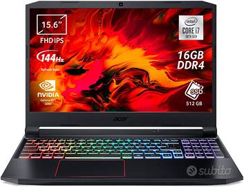 Acer Nitro 5 AN515-55 guasto, senza SSD