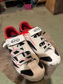 Scarpe ciclismo strada North Wave usate