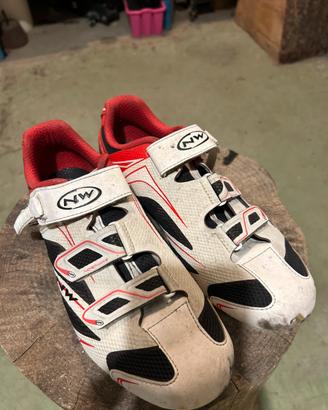 Scarpe ciclismo strada North Wave usate
