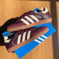 Adidas Samba OG W Maroon Gold EU 38 Deadstock New