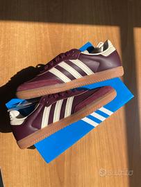Adidas Samba OG W Maroon Gold EU 38 Deadstock New