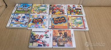 lotto 10 giochi nintendo ds e 3ds in ITALIANO 