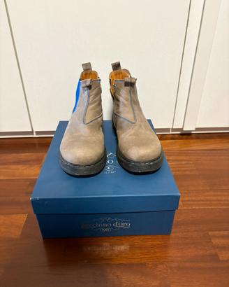 Stivaletti Chelsea Beige/Taupe Donna - Vera Pelle