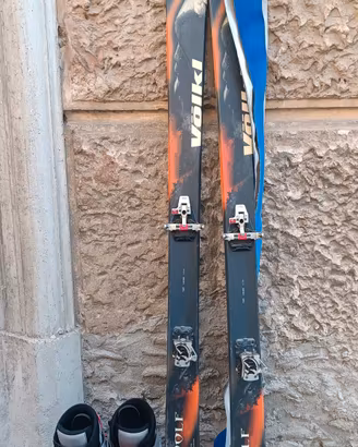 set scialpinismo 163 dynafit volkl attacchino